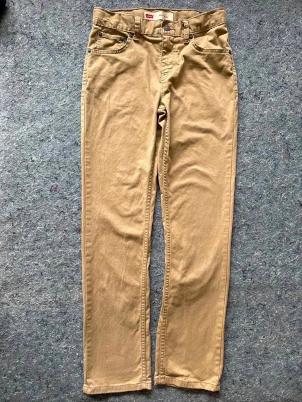 Levi’s 511 Slim Teen Boys Khaki Brown Pants W27 L29